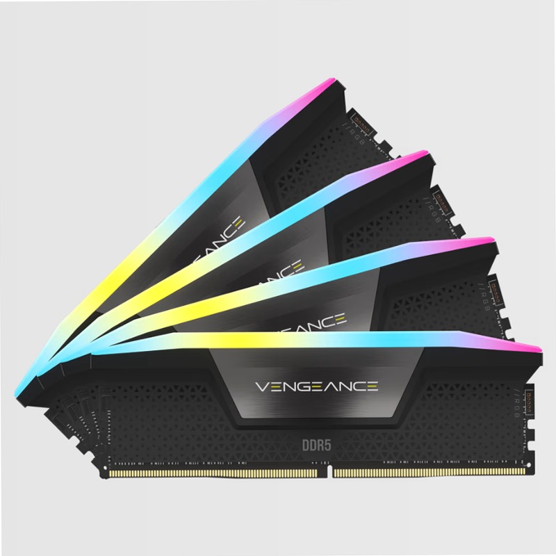 VENGEANCE® RGB 96GB (4x24GB) DDR5 DRAM 6000MT/s