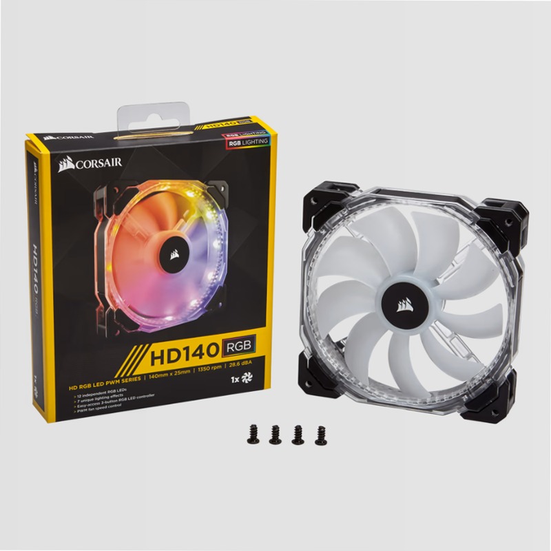 Ventola LED RGB HD140 da 140 mm 140mm