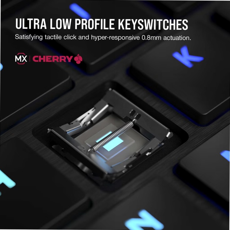 Tastiera Gaming K100 AIR WIRELESS RGB