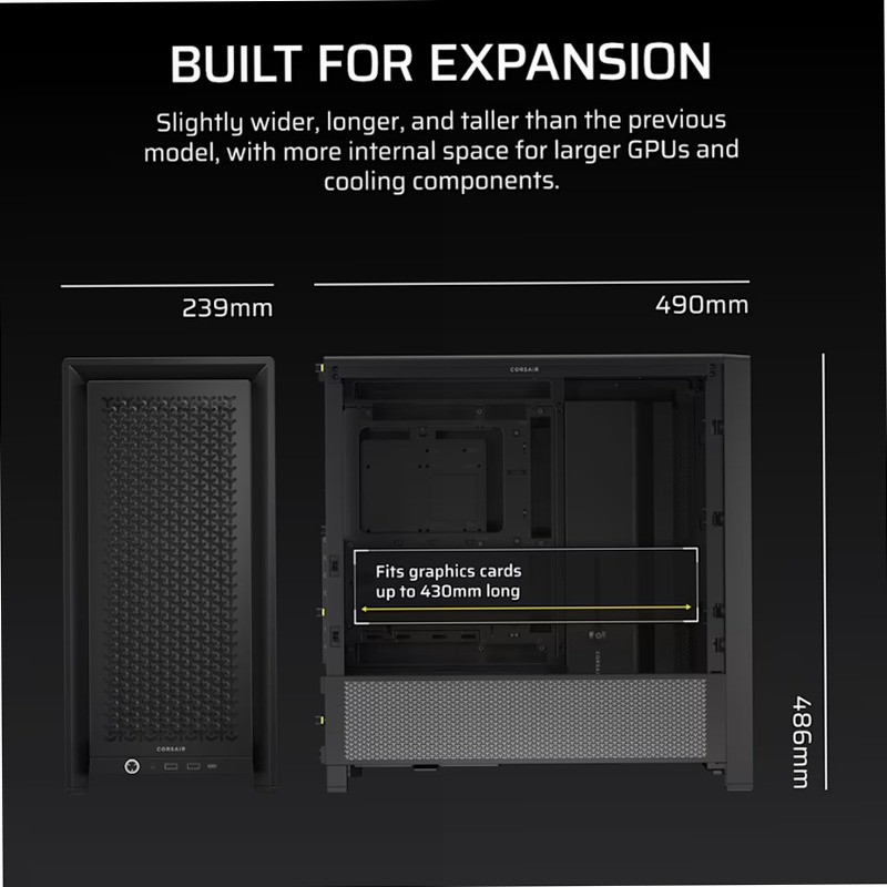 Case PC mid-tower modulare FRAME 4000D