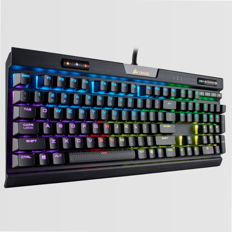 K70 RGB MK.2 Mechanical Gaming Keyboard — CHERRY® MX Blue Meccanica
