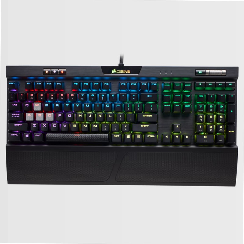 K70 RGB MK.2 Mechanical Gaming Keyboard — CHERRY® MX Blue Meccanica