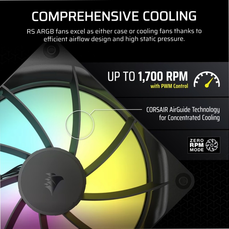 Ventola RS140 ARGB PWM da 140 mm 140mm