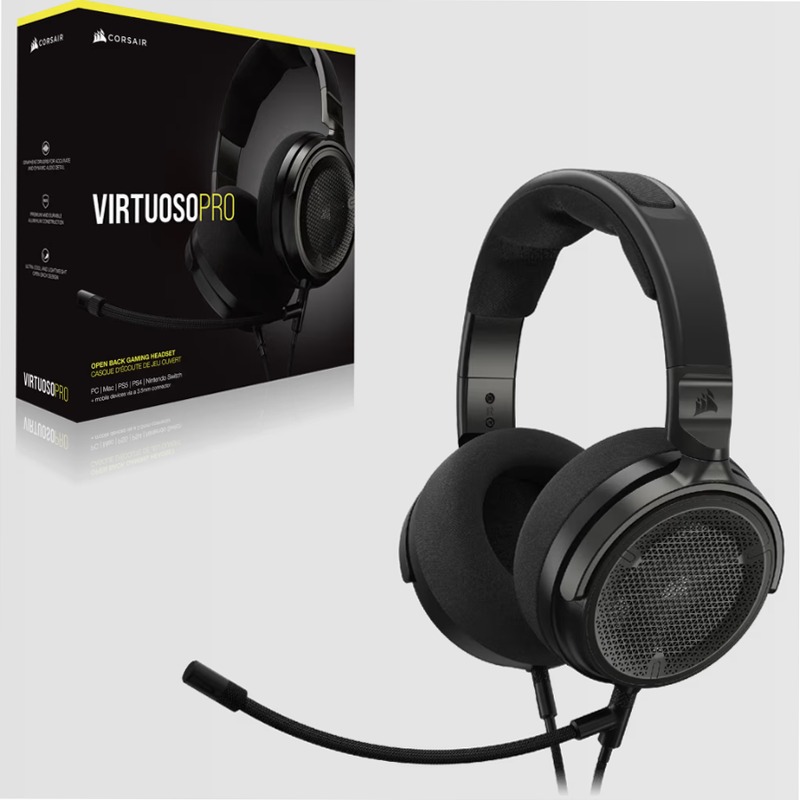 Cuffia Gaming/VStreaming VIRTUOSO PRO Open-Back - Carbon