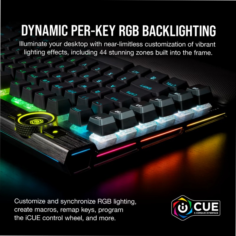 Tastiera Gaming K100 RGB - Cherry MX Speed