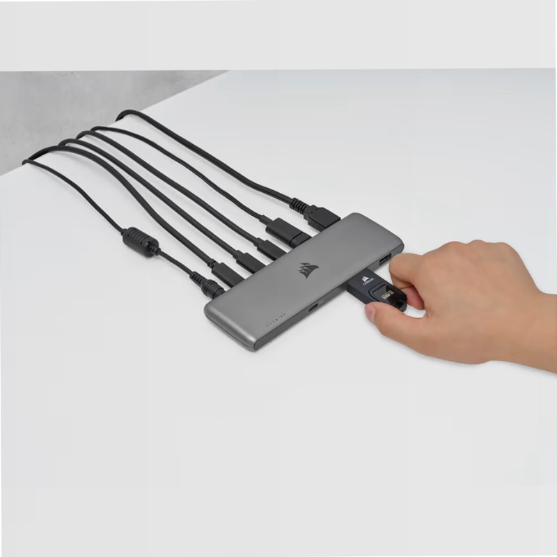 USB100 7-Port USB-C/USB-A Expansion Hub (EU)
