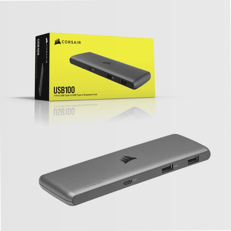 USB100 7-Port USB-C/USB-A Expansion Hub (EU)