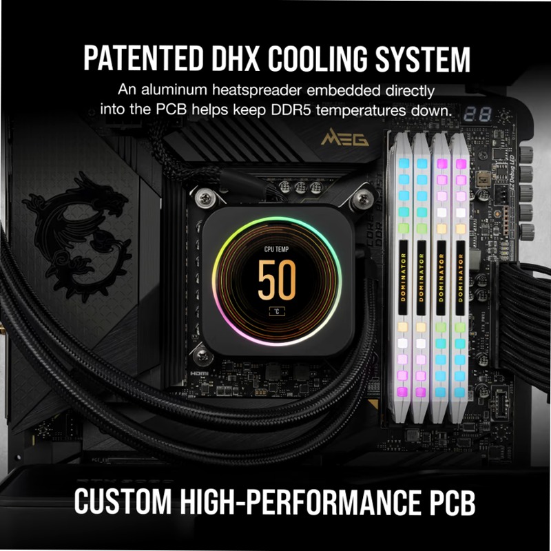 CORSAIR DOMINATOR PLATINUM RGB 32GB (2x16GB) DDR5