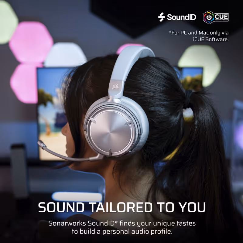 Cuffie Gaming VIRTUOSO MAX Wireless Argento