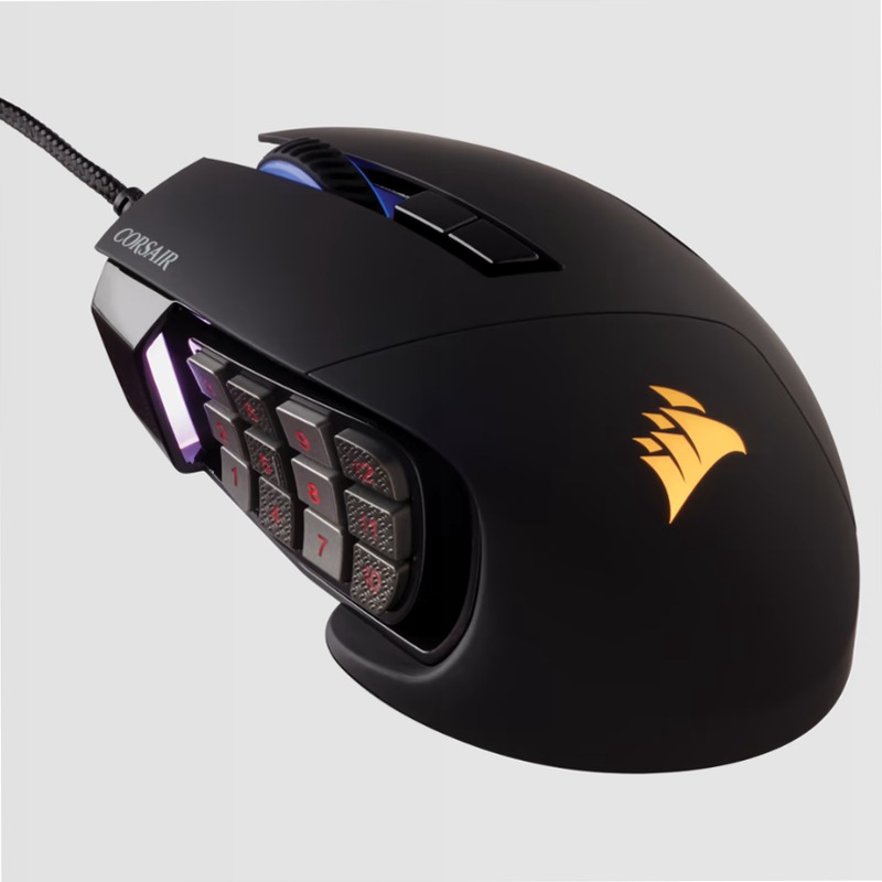 SCIMITAR PRO RGB - Mouse Gaming Ottico per MOBA/MMO