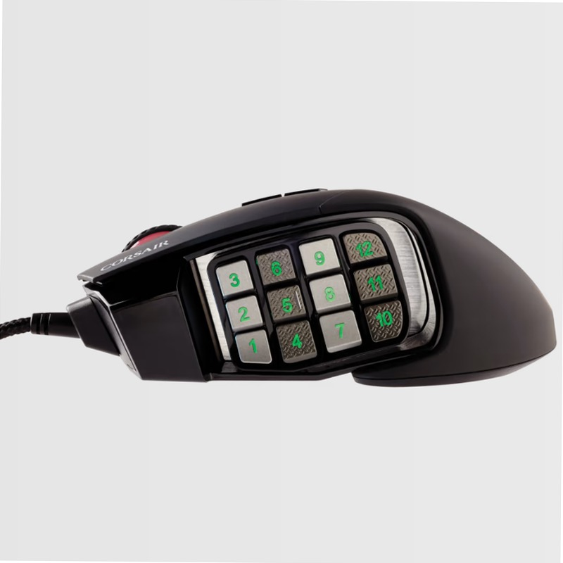 SCIMITAR PRO RGB - Mouse Gaming Ottico per MOBA/MMO