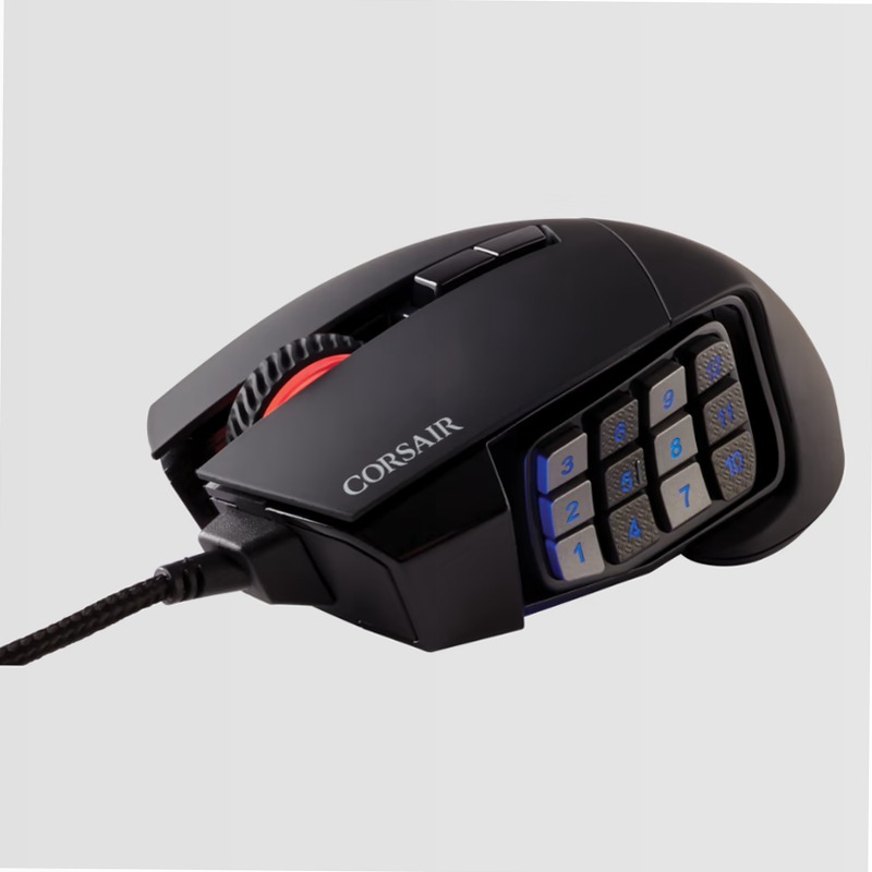 SCIMITAR PRO RGB - Mouse Gaming Ottico per MOBA/MMO
