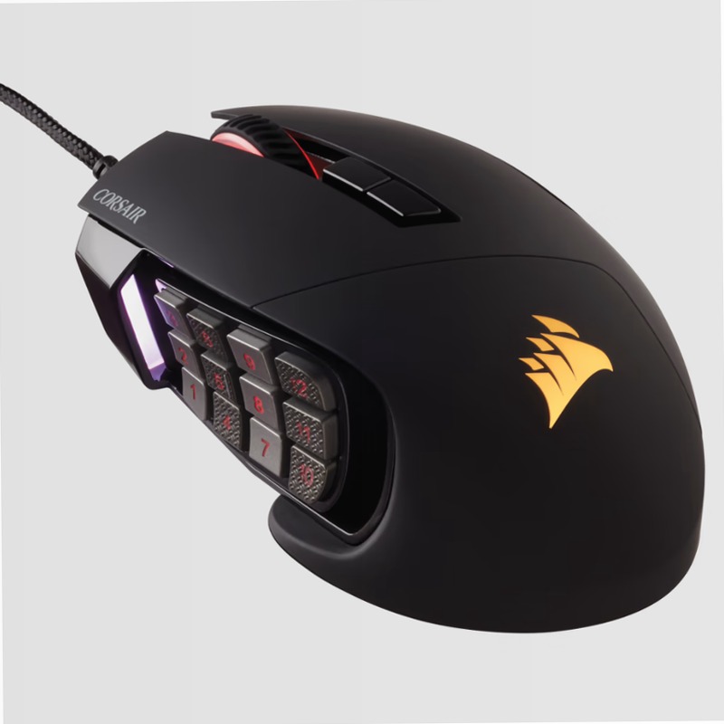 SCIMITAR PRO RGB - Mouse Gaming Ottico per MOBA/MMO