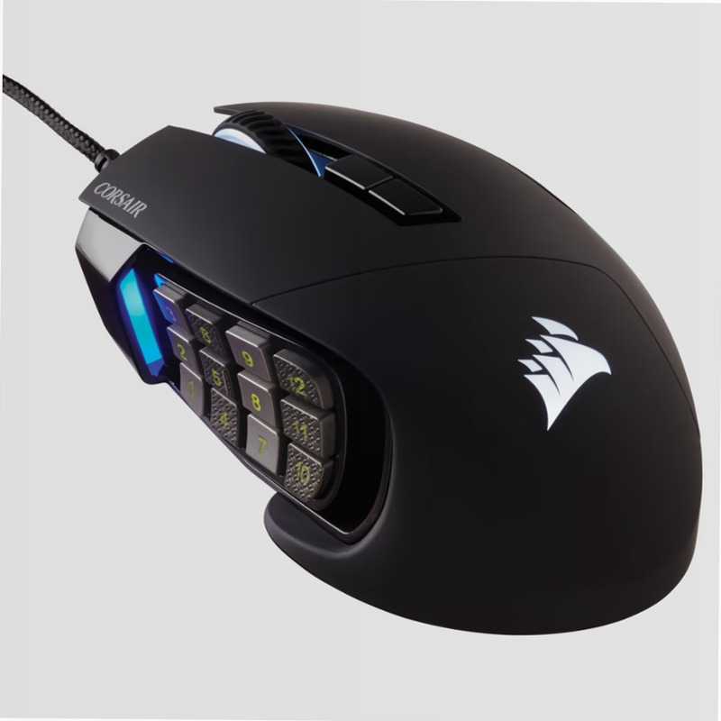 SCIMITAR PRO RGB - Mouse Gaming Ottico per MOBA/MMO