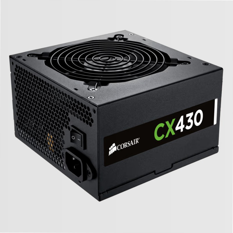 CX430 - Unità di alimentazione certificata 80 PLUS® Bronze da 430 Watt (EU Plug) Non modulare