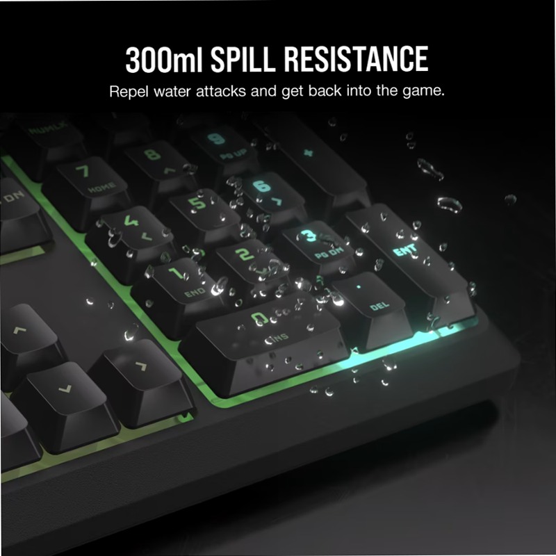 Tastiera da gioco K55 CORE RGB — Nero (IT)