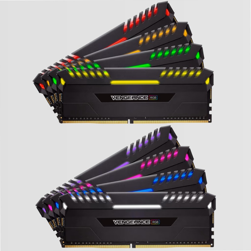 VENGEANCE® RGB 16GB (2 x 8GB) DDR4 DRAM 3000MHz C15