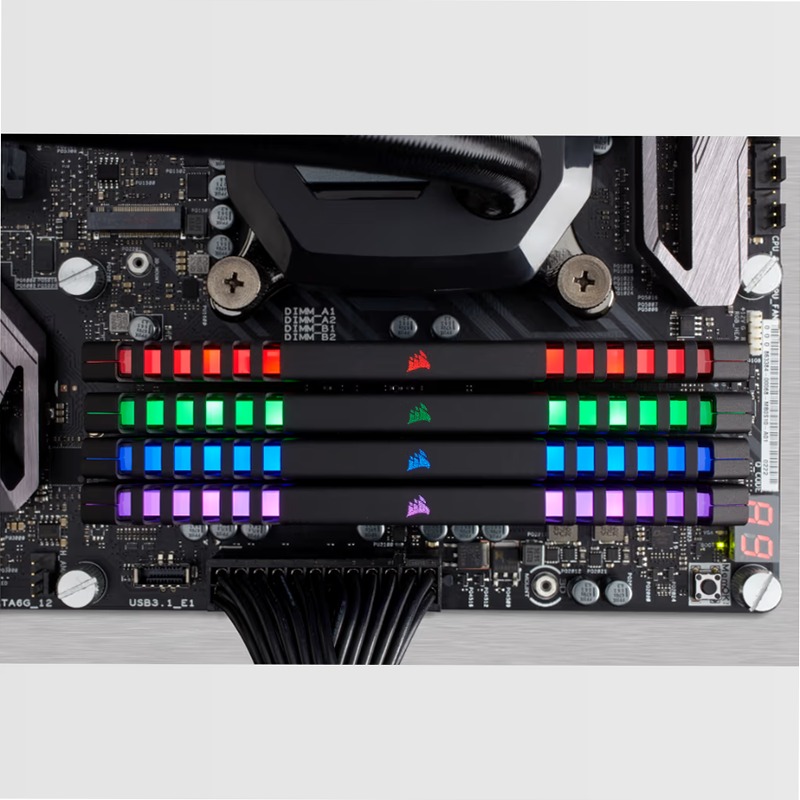 VENGEANCE® RGB 16GB (2 x 8GB) DDR4 DRAM 3000MHz C15