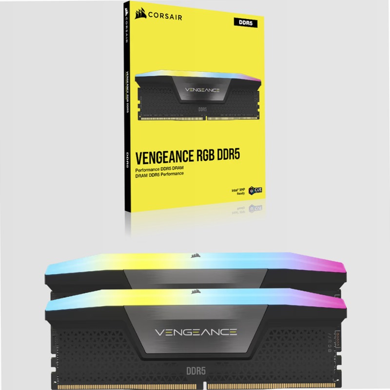 VENGEANCE® RGB 32GB (2x16GB) DDR5 DRAM 6000MT/s
