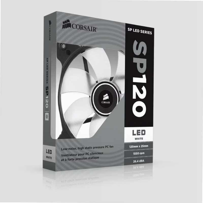 Ventola Air Series™ AF120 con LED Bianco Quiet Edition