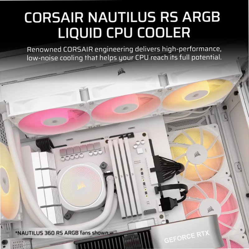 Dissipatore a Liquido NAUTILUS 240 RS ARGB - Bianco