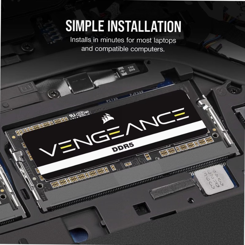 VENGEANCE DDR5 SODIMM da 16 GB (1 x 16 GB) DDR5 5600 MT/s CL48