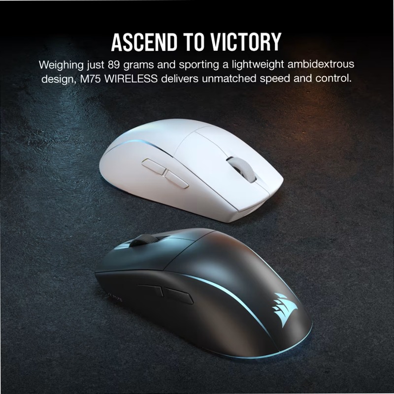 Mouse gaming RGB ultraleggero M75 WIRELESS