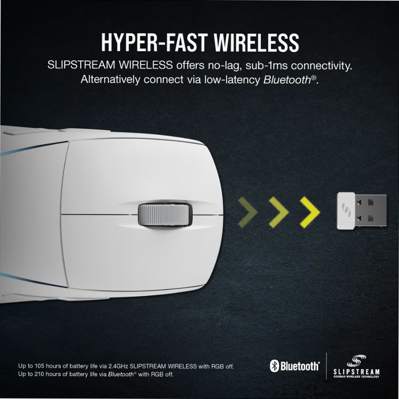 Mouse gaming RGB ultraleggero M75 WIRELESS