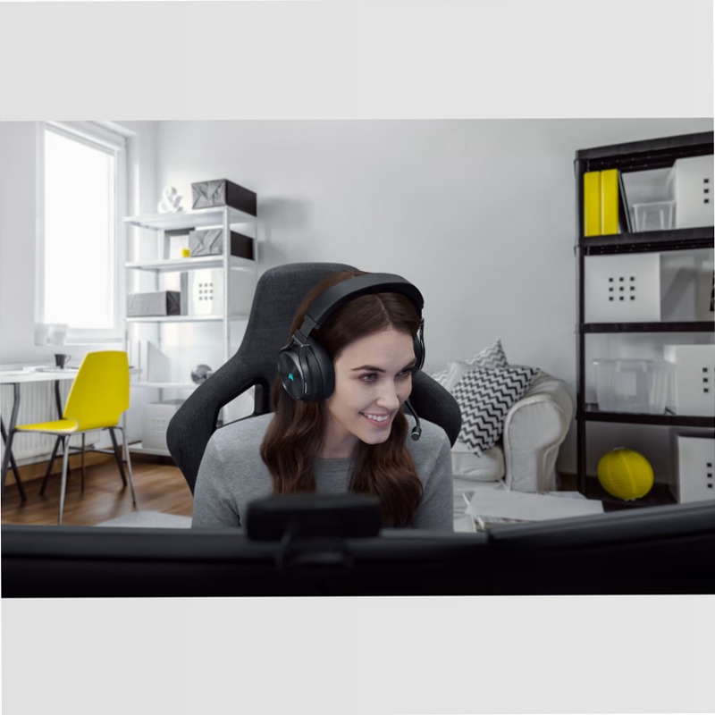 Cuffia gaming con microfono ad alta fedeltà VIRTUOSO RGB WIRELESS XT, ardesia