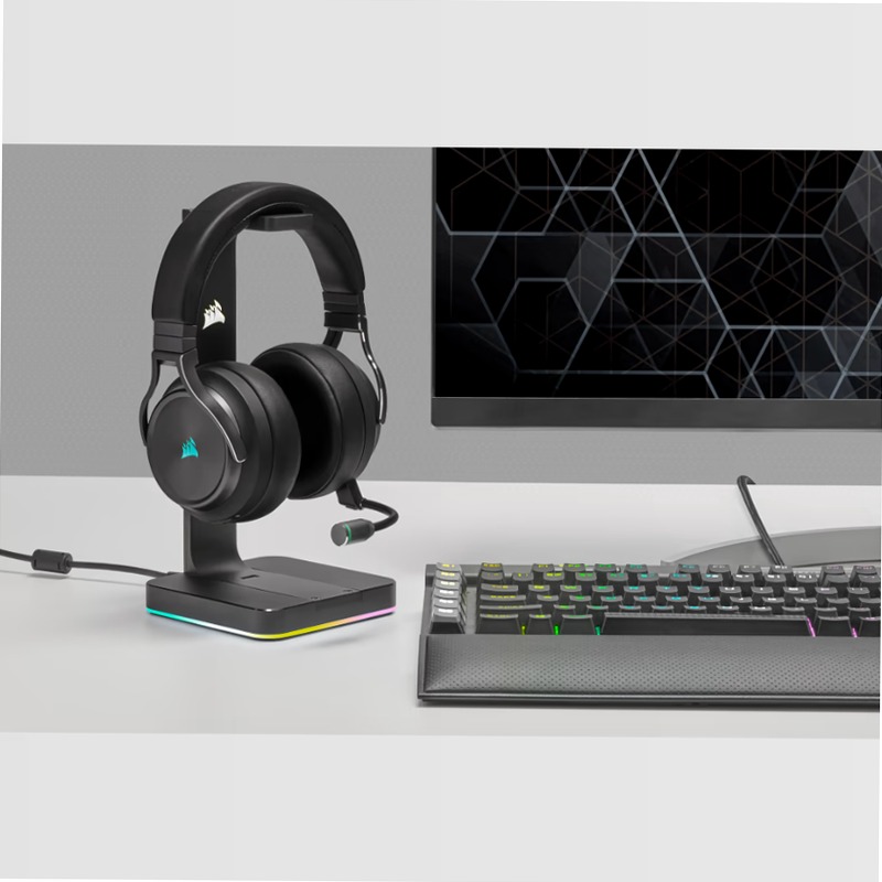 Cuffia gaming con microfono ad alta fedeltà VIRTUOSO RGB WIRELESS XT, ardesia