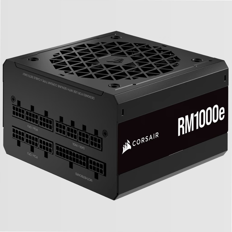 Alimentatore ATX RMe Series™ RM1000e interamente modulare e a bassa rumorosità