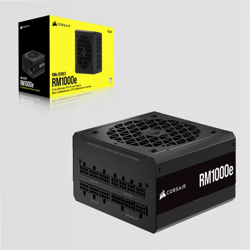 Alimentatore ATX RMe Series™ RM1000e interamente modulare e a bassa rumorosità