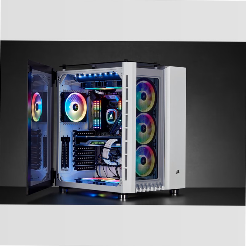 Smart case Crystal Series ATX 680X RGB - Bianco