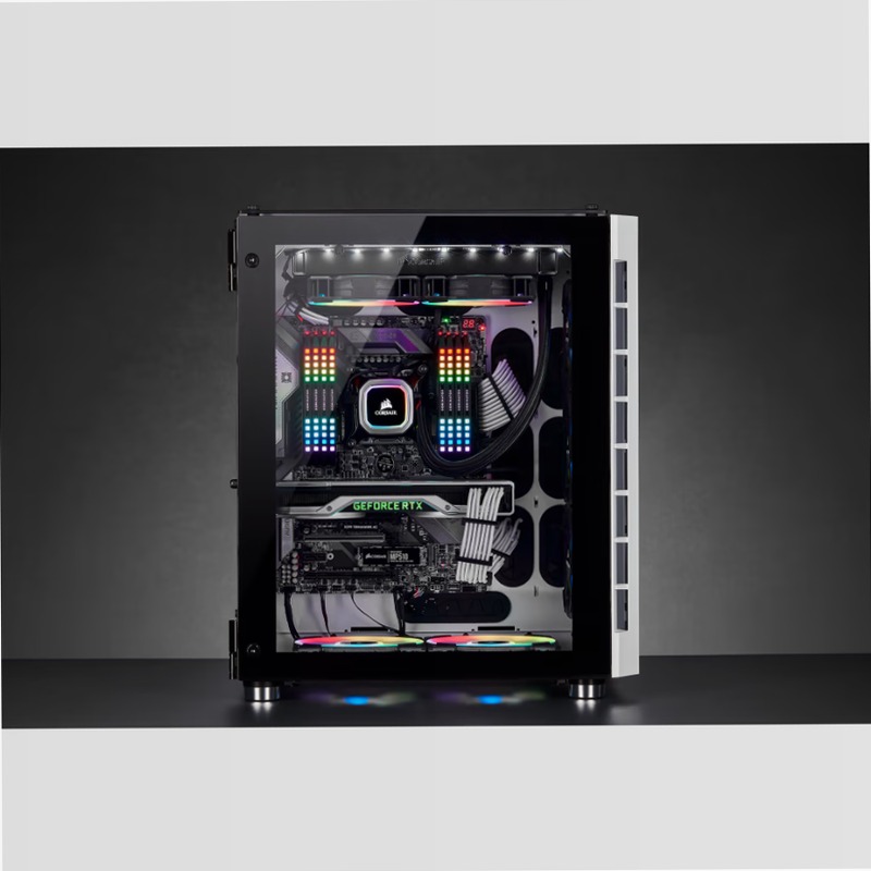 Smart case Crystal Series ATX 680X RGB - Bianco