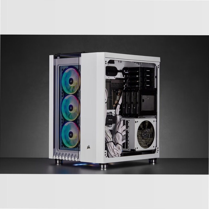 Smart case Crystal Series ATX 680X RGB - Bianco