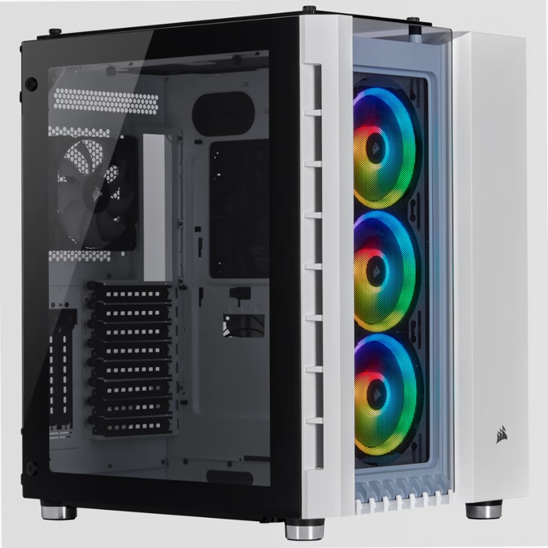 Smart case Crystal Series ATX 680X RGB - Bianco