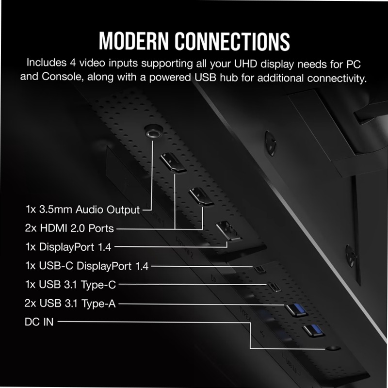 Monitor Gaming CORSAIR XENEON 32UHD144-A 32" IPS