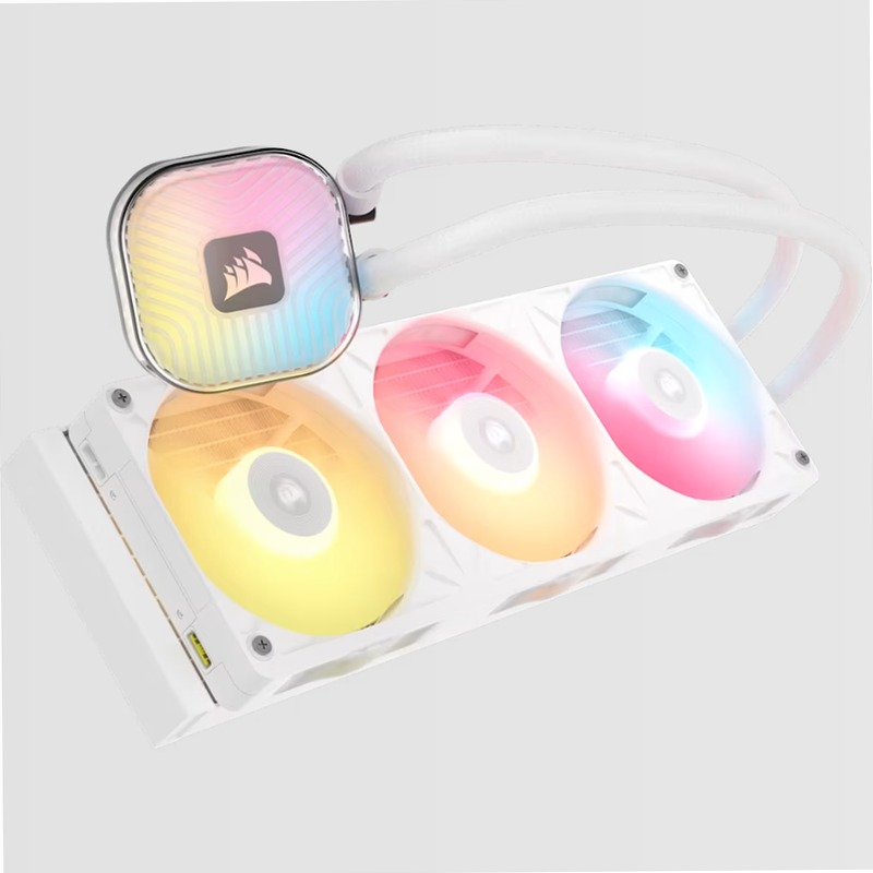 Dissipatore a liquido per CPU iCUE LINK TITAN II 360 RX RGB AIO - Bianco