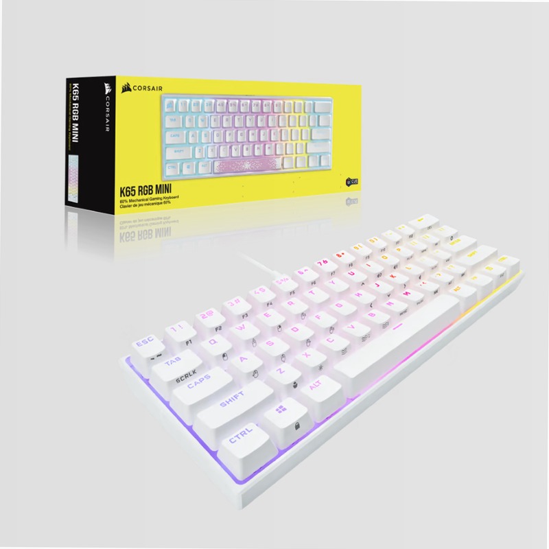 Tastiera Gaming Meccanica 60% K65 RGB MINI - Cherry MX SPEED