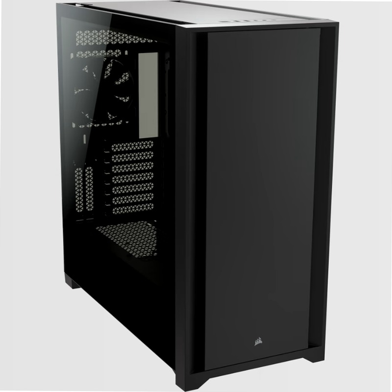 Case PC ATX mid-tower in vetro temperato 5000D nero