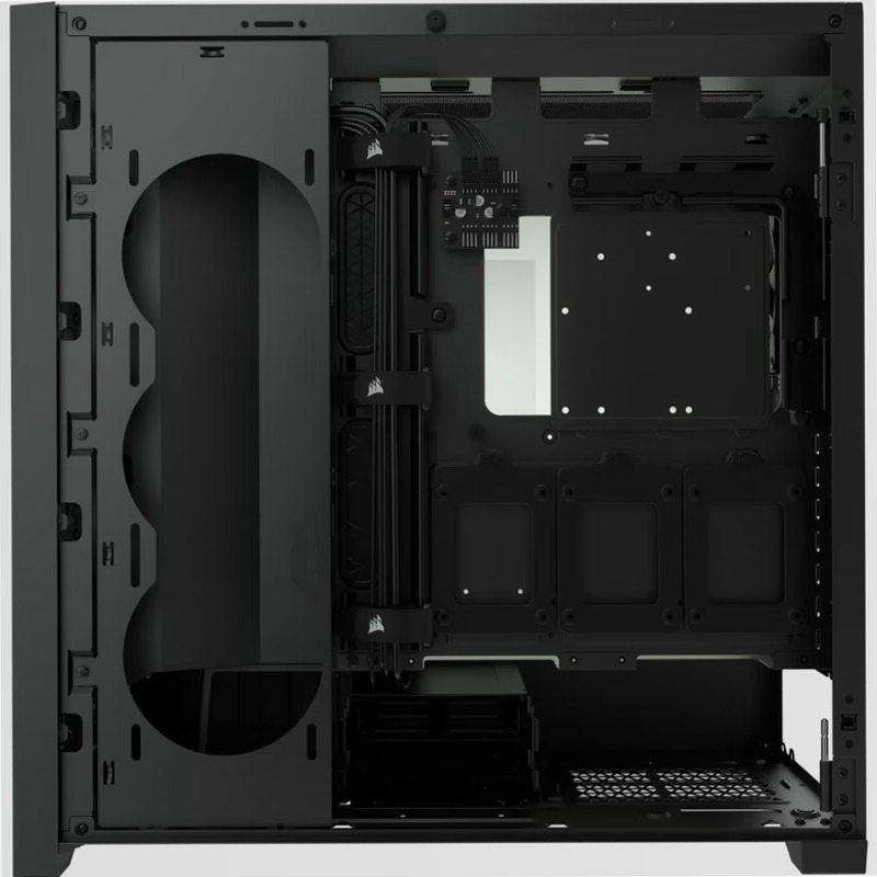 Case PC ATX mid-tower in vetro temperato 5000D nero
