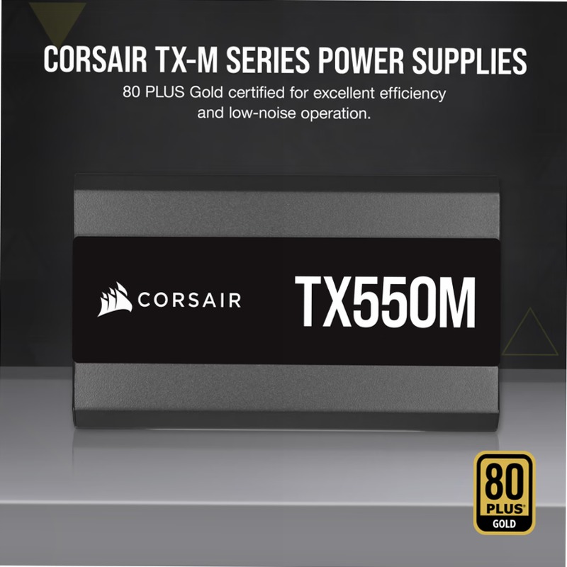 Alimentatore TX550M - Corsoir 80 Plus Gold ATX