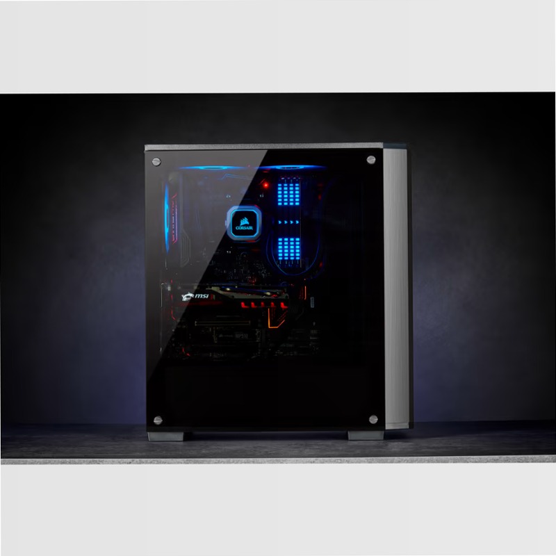 Case gaming mid-tower ATX Carbide Series 175R RGB con vetro temperato, nero