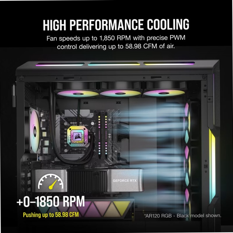 Ventola PWM iCUE AR120 Digital RGB 120mm