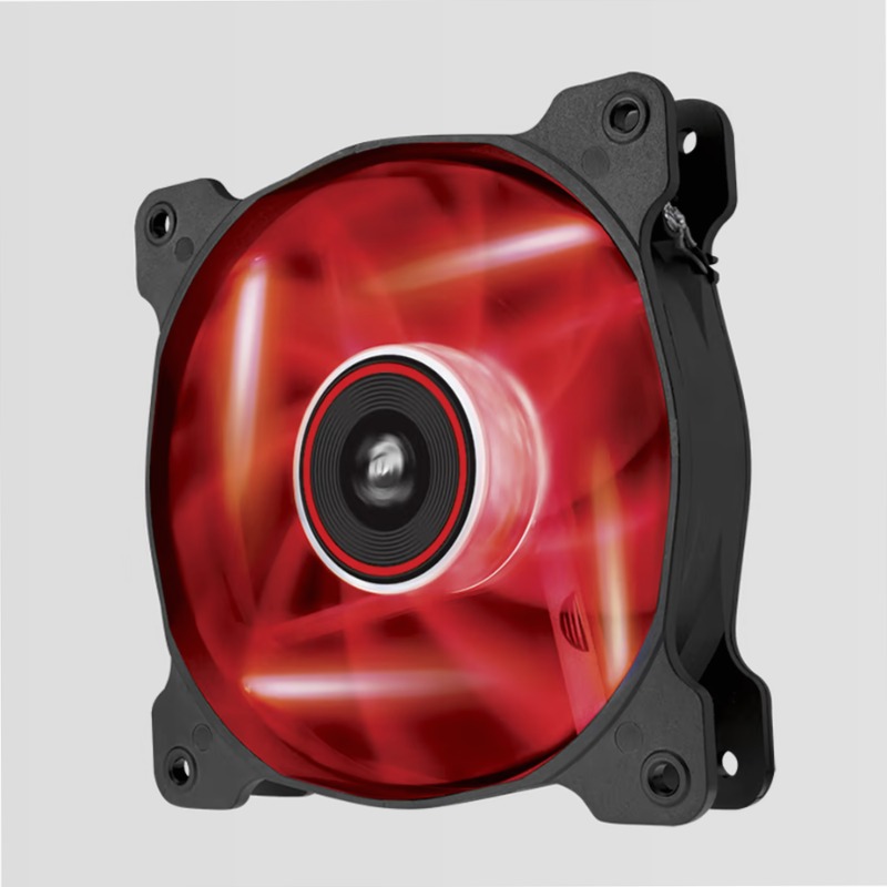 Ventola Air Series™ AF120 con LED Rosso Quiet Edition