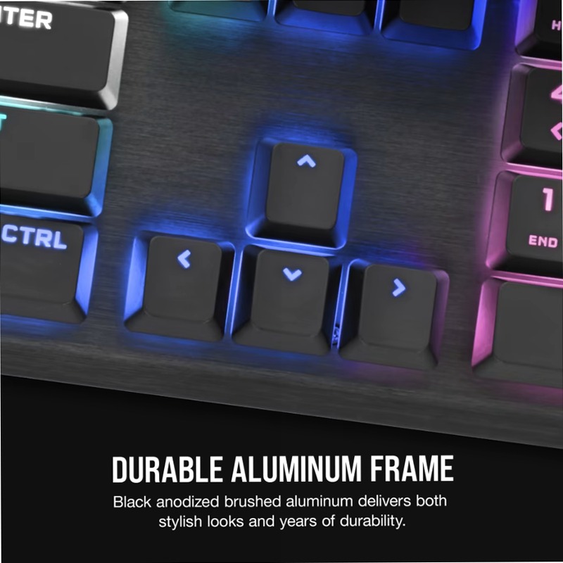 Tastiera Gaming K60 RGB PRO - Switch Meccanici Cherry MV Alluminio IT