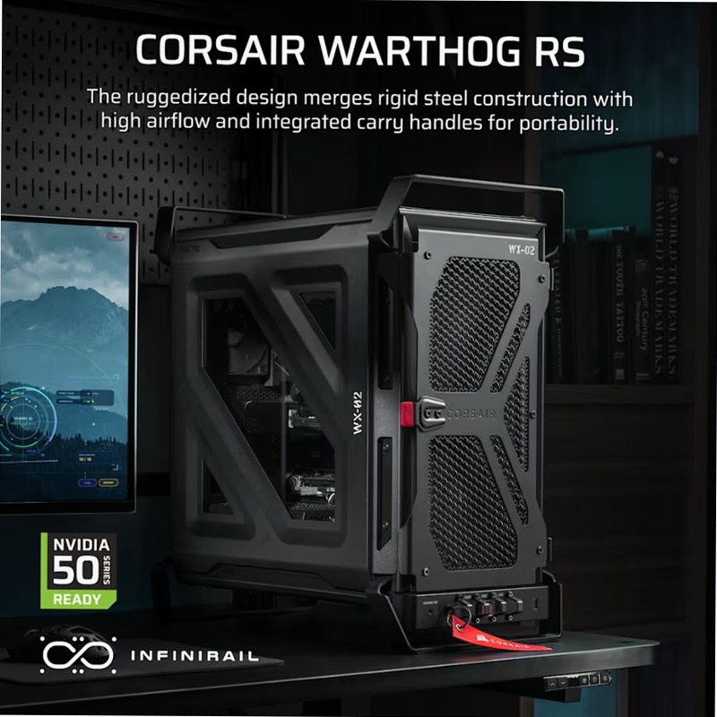 Case per PC Mid-Tower WARTHOG RS Airflow - Nero