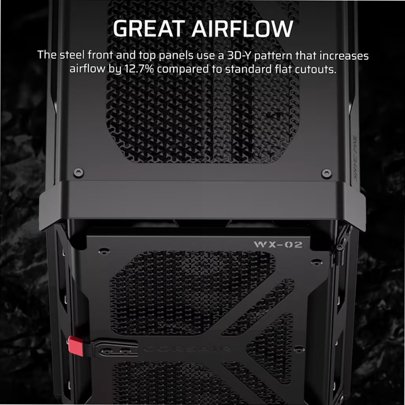 Case per PC Mid-Tower WARTHOG RS Airflow - Nero