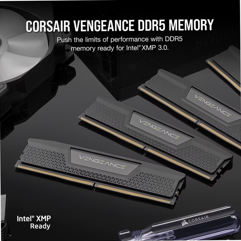 VENGEANCE® 32GB (2x16GB) DDR5 DRAM Up To 6400MT/s CL36