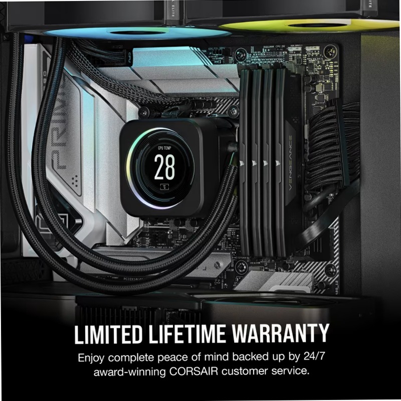 VENGEANCE® 32GB (2x16GB) DDR5 DRAM Up To 6400MT/s CL36